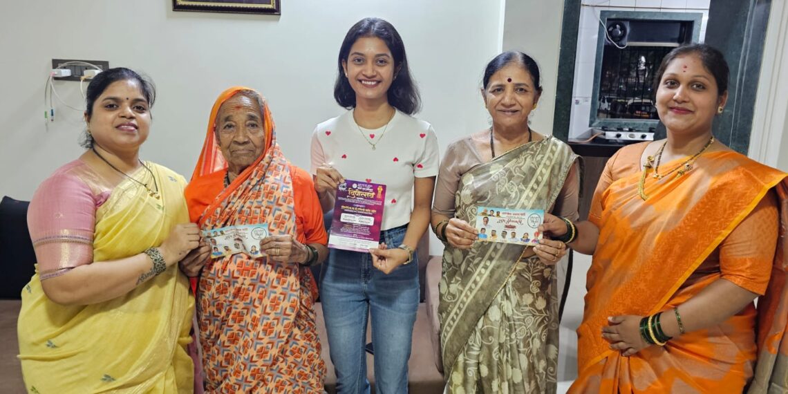 भाजपकडून घरोघरी सुंगधी उटण्याचे वितरण