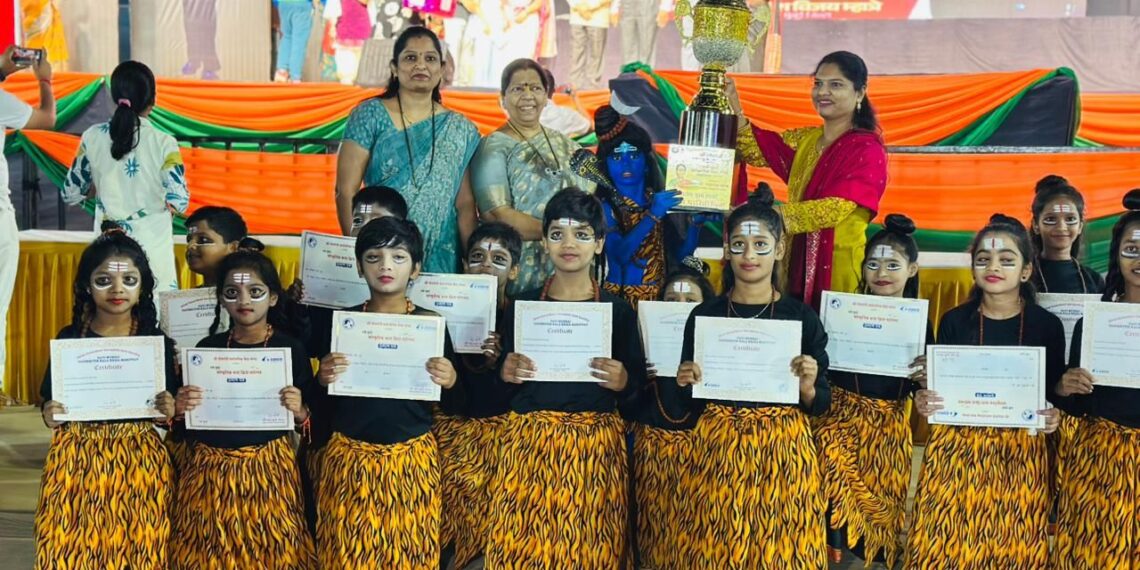 नवी मुंबई सांस्कृतिक कला क्रीडा महोत्सवात ‘रंगला शालेय विद्यार्थ्यां’च्या कलेचा आविष्कार – आ. मंदा म्हात्रे