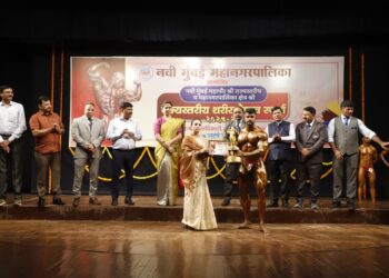 कोल्हापूरचा अजिंक्य रेडकर नवी मुंबई महापौर श्री राज्यस्तरीय शरीरसौष्ठव स्पर्धेचा विजेता
