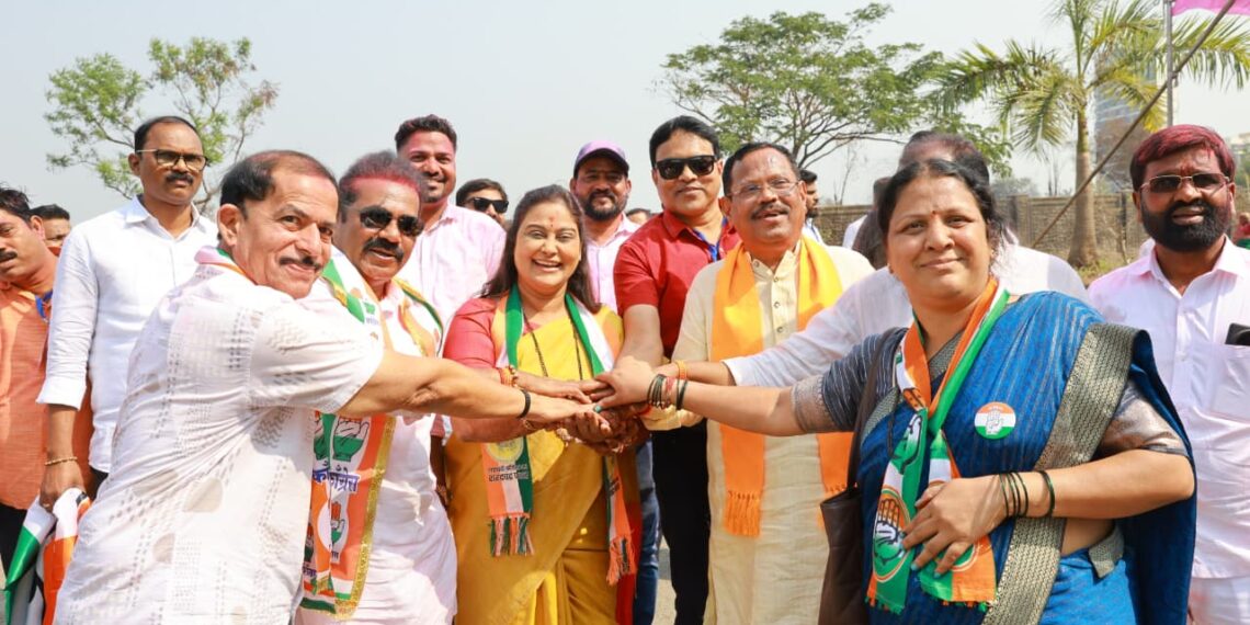 अंतुले साहेब आणि दि. बा. पाटील साहेबांना विजय समर्पित : महेंद्रशेठ घरत