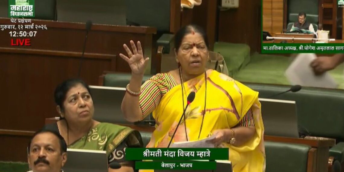 पामबीचवर बेकायदा जाहिरात फलकांच्या सुळसुळाटाविषयी आमदार मंदाताई म्हात्रे यांची लक्षवेधी