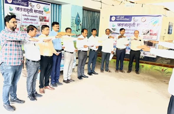 नवी मुंबईतील सर्व विभागांमध्ये जागतिक जल दिन उत्साहात साजरा
