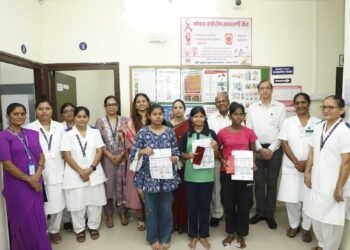 महापौर सुजाताताई पाटील यांच्या उपस्थितीत एचपीव्ही लसीकरण मोहीमेचा आरंभ