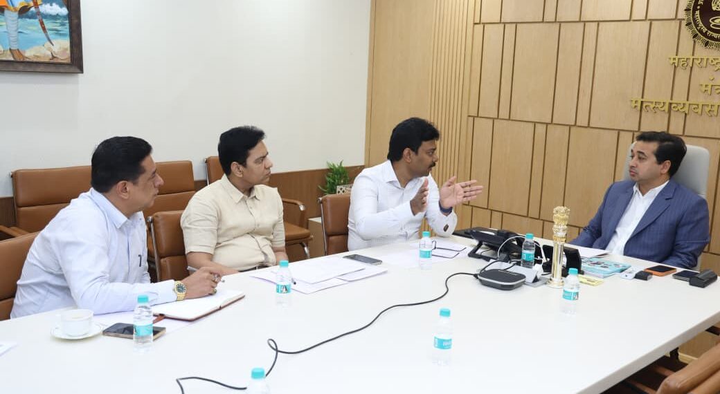 एमएमआरमधील जलवाहतुकीसाठी ऑनलाईन तिकीट प्रणाली कार्यान्वित करा : मत्स्यव्यवसाय मंत्री नितेश राणे