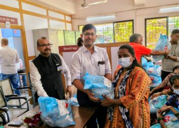  नवी मुंबई महापालिकेकडून क्षयरुग्णांना पोषण आहार किटचे वाटप