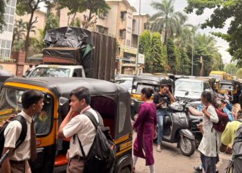 घणसोलीतील दररोजच्या वाहतूक गोंधळावर मनसेचा आवाज