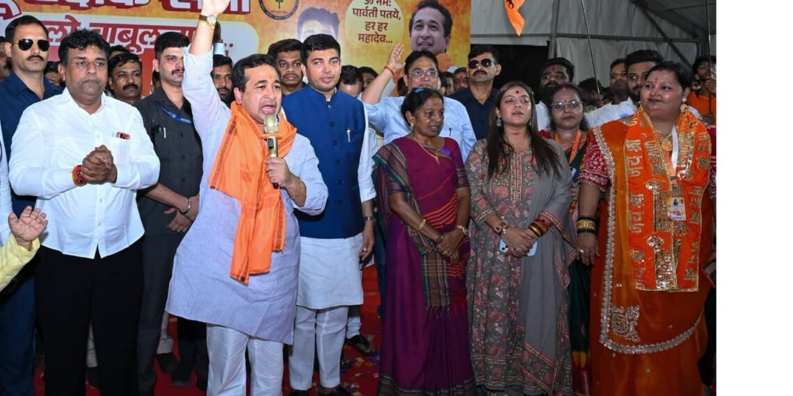 मुंबई-महाराष्ट्र ही महादेवाची भूमी; हिंदूंचे सण मोठ्या उत्साहात साजरे करा : नितेश राणे