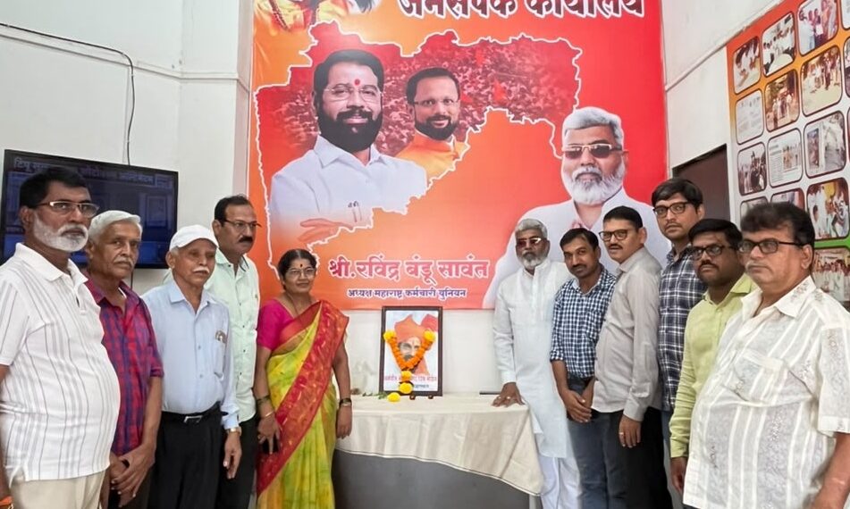 धर्मवीर आनंद दिघे यांना नेरूळमध्ये आदरांजली